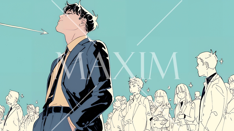 仕事で対立しているビジネスパーソン