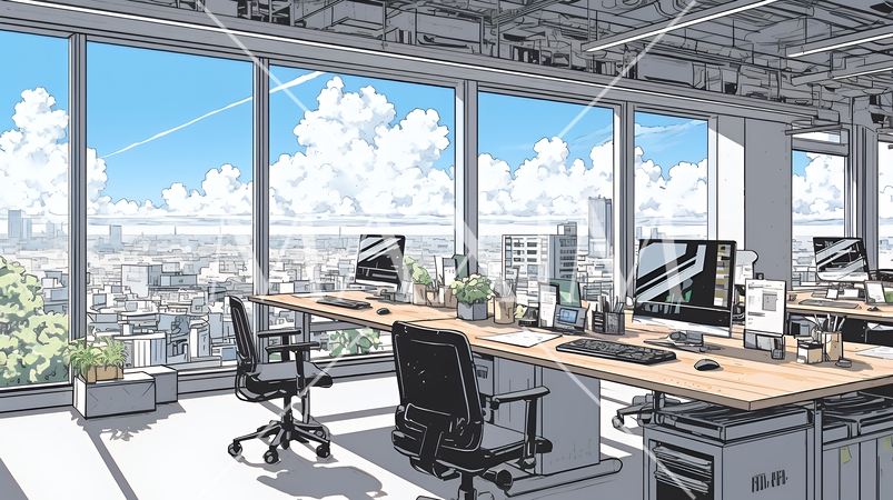 近代的なオフィス空間