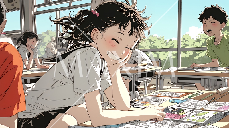 友達と遊んでいる幼い子供たち