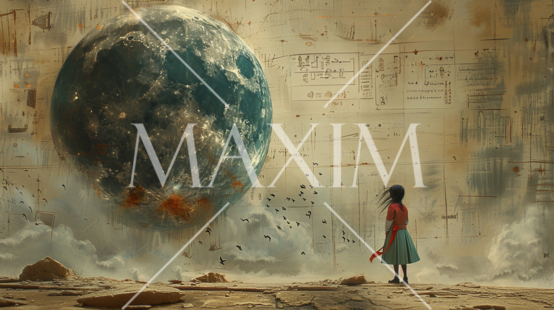 潜在意識、自我など人間が内包する意識をイメージ