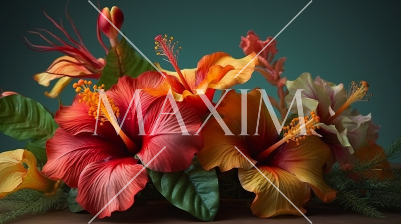 南国の花たち：実写風