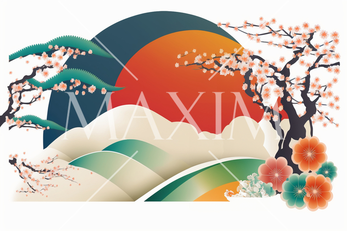 年賀はがき用の年賀状図案