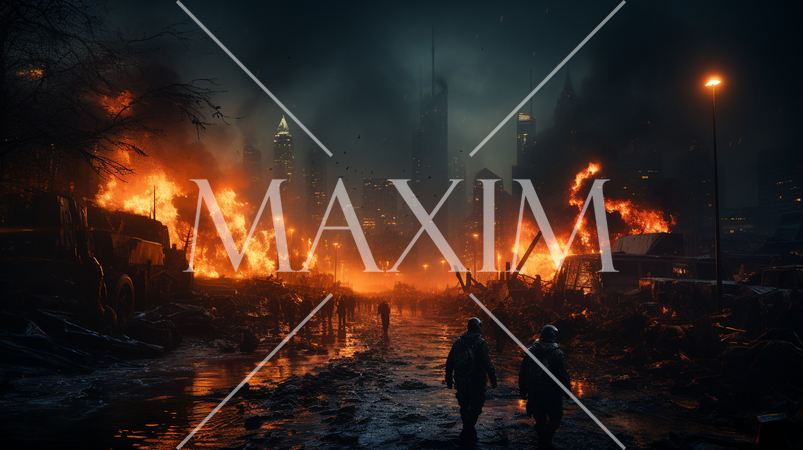 大都市での市街戦：大規模戦争状態