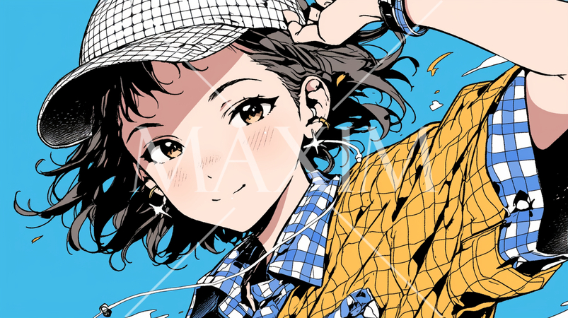 ブレークダンスを練習中の若い女性