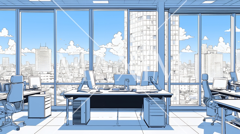 近代的なオフィス空間