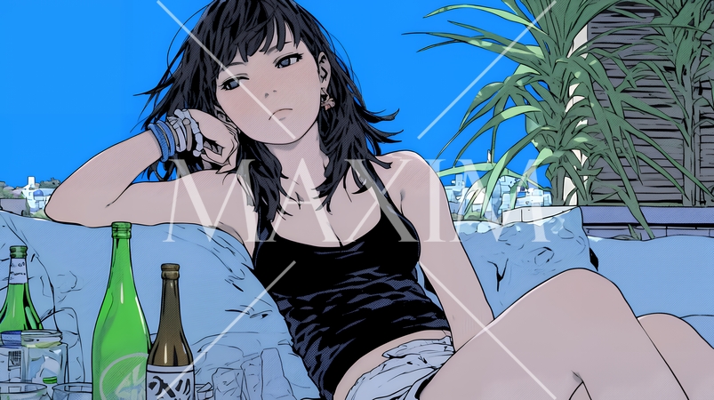 家で一人で酒を飲んで酔いつぶれた女性