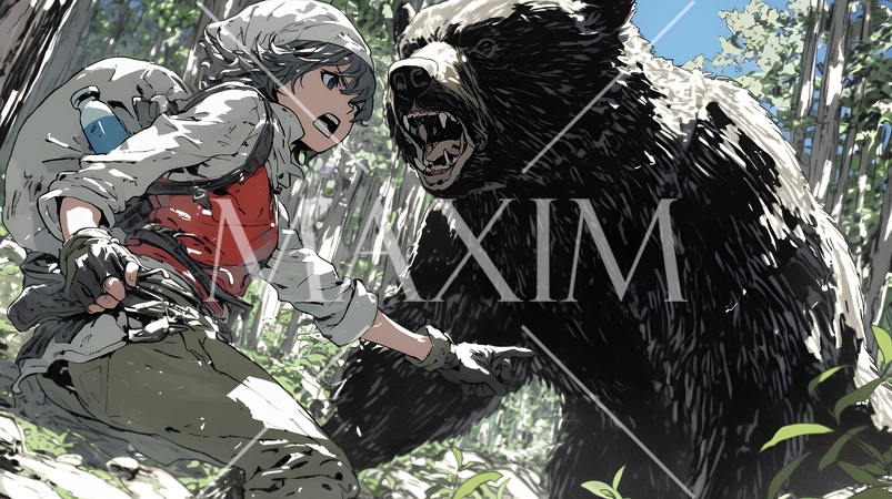 熊に遭遇してしまった人