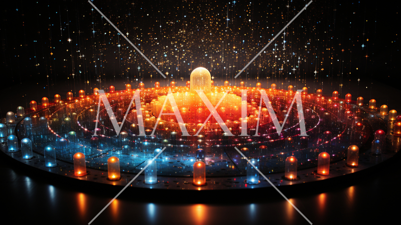 多元宇宙をテーマにした抽象的背景