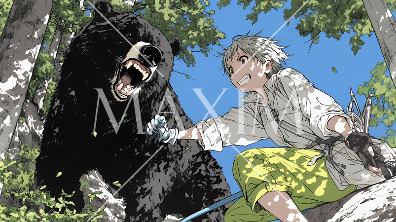 熊に遭遇してしまった人