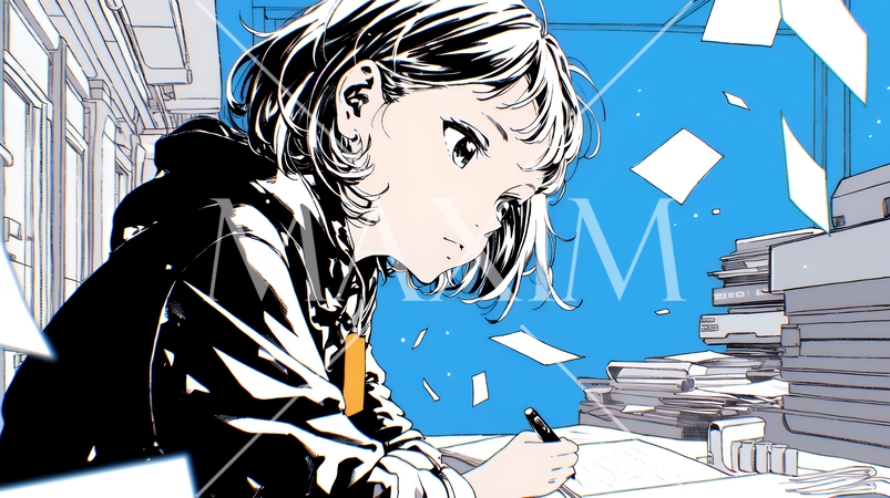 熟考しているビジネスパーソン