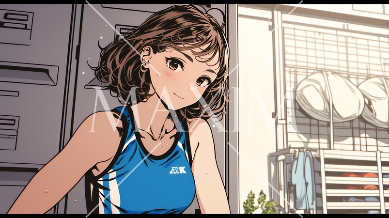 フィットネスジムや運動部の更衣室