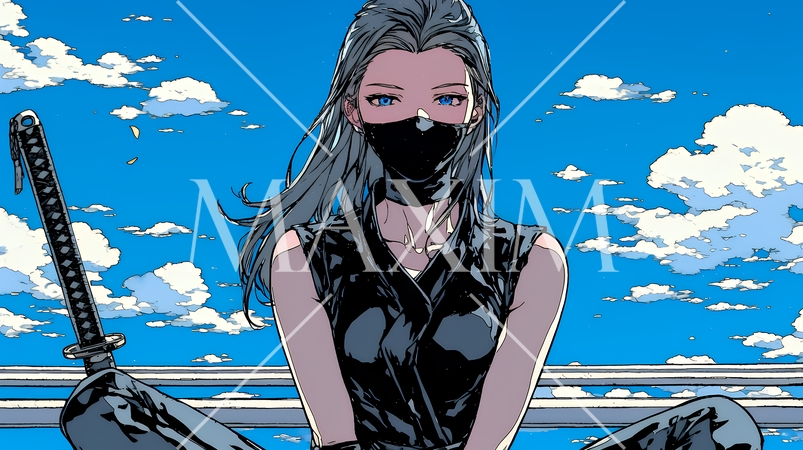 セクシーな女忍者（くノ一）