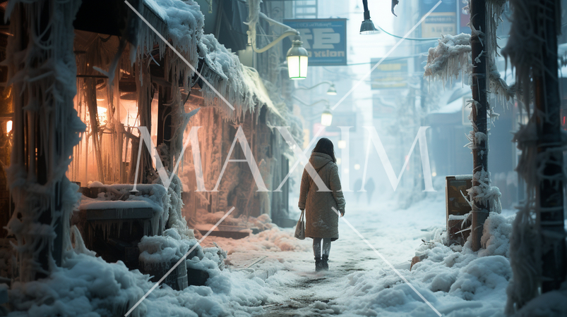 大雪に見舞われた大都市東京