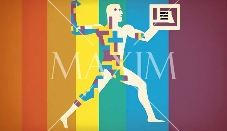 人間版QRコード（QRコードみたいに平板な人）：AI・デジタル思考人間