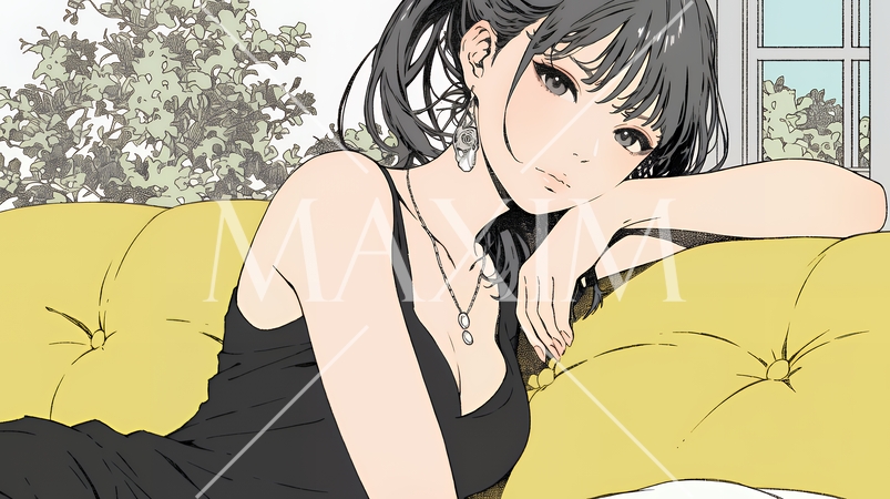 ラグジュアリな生活をしている女性