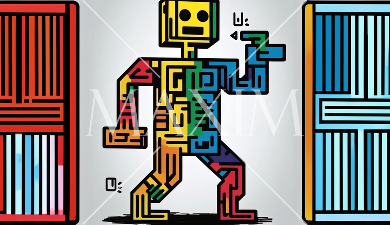 人間版QRコード（QRコードみたいに平板な人）：AI・デジタル思考人間