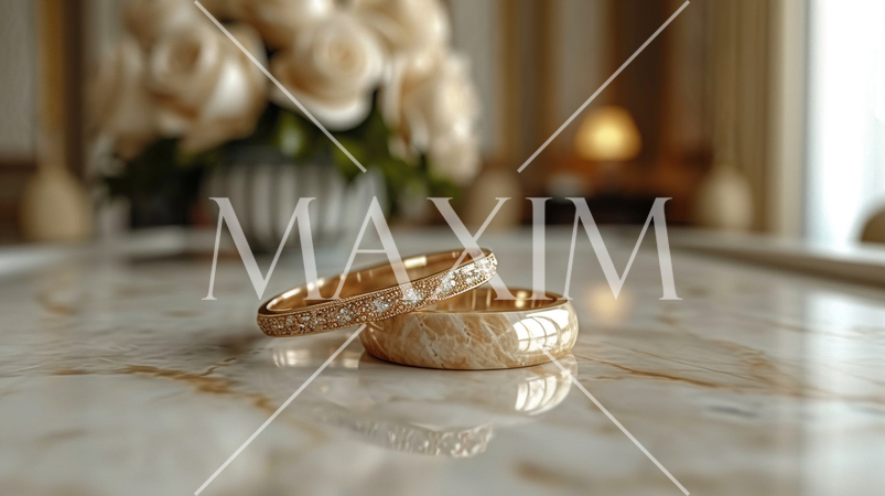 結婚式をイメージした白基調の背景画像