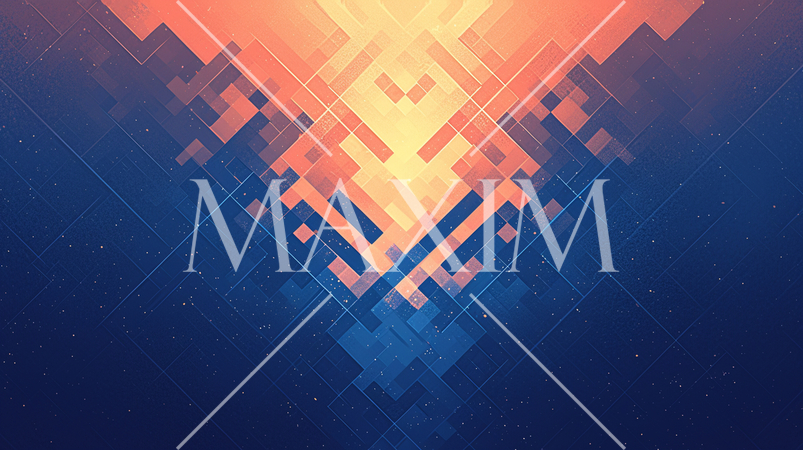 グリッド背景：直交する線で形成された格子状のパターンで、整然とした印象を与える