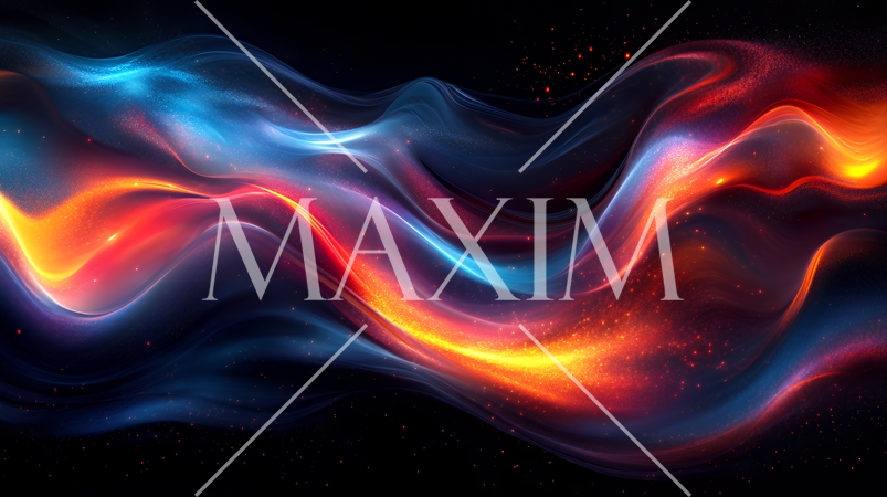 カラフルな光の渦