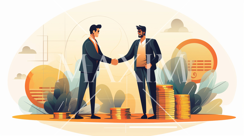 ビジネス投資：投資家と起業家の交渉、資金調達。