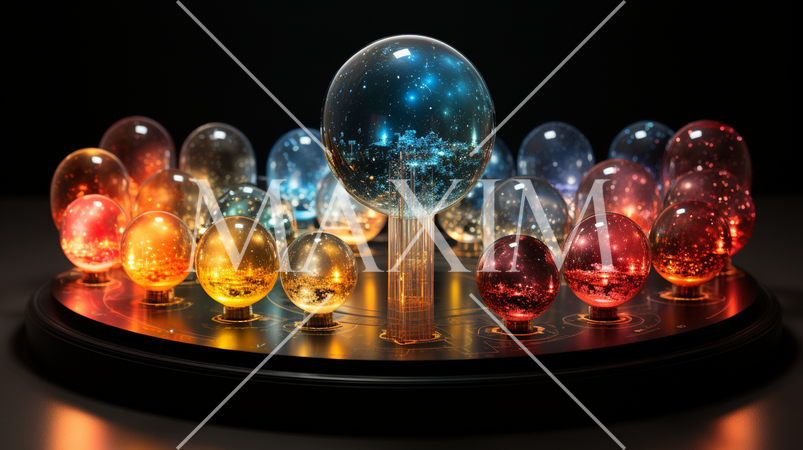 多元宇宙をテーマにした抽象的背景