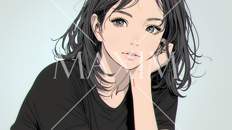 戸惑いの表情の若い女性：困惑した微妙な感情を浮かべた女性