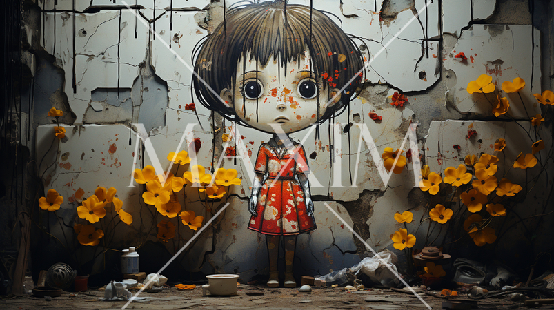 ロサリンドの庭：壁の亀裂から出てきた少女？怖い、ホラーだね。