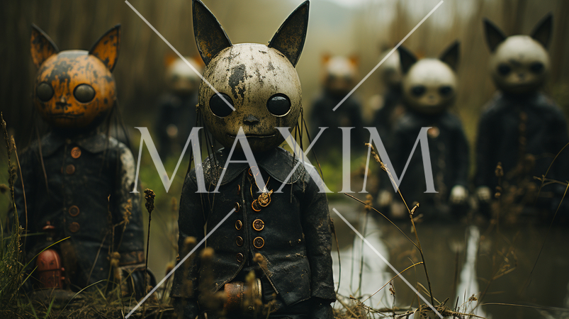 ハロウィンの夜の草むらや森に潜む魑魅魍魎達