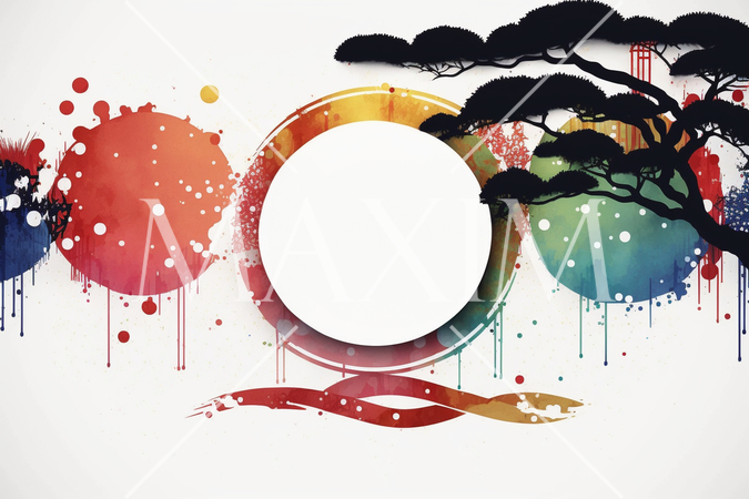 年賀はがき用の年賀状図案