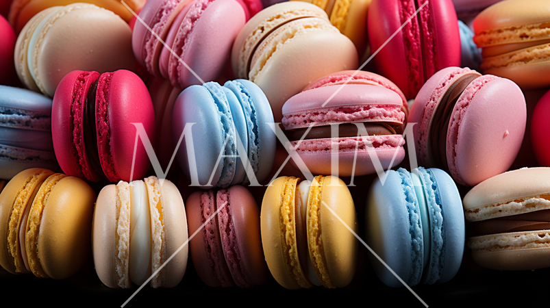 色とりどりのマカロン