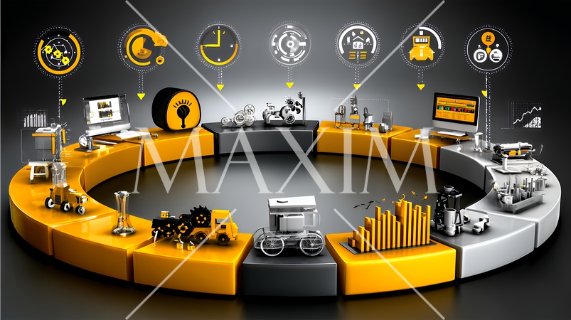 PDCA：「Plan（計画）」「Do（実行）」「Check（評価）」「Action（改善）」のイメー