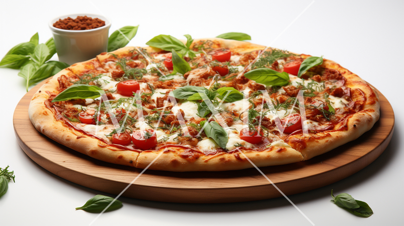 ピザパイの写実的なCG