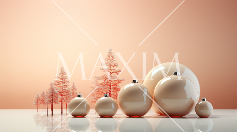 メリークリスマス：ミニマルアート（Minimalism）的表現の背景画像