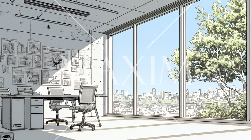 近代的なオフィス空間