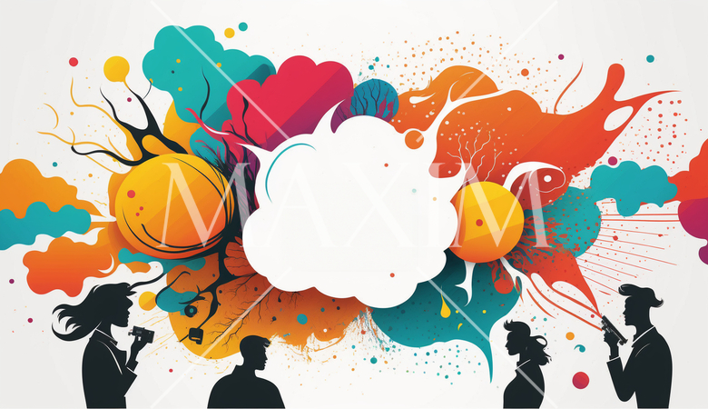 クリエイティブブレインストーミング：アーティスト、デザイナー、クリエイターのアイデア出し合い。3