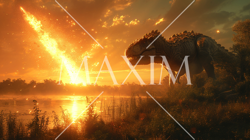 巨大隕石（彗星）衝突により恐竜が絶滅した