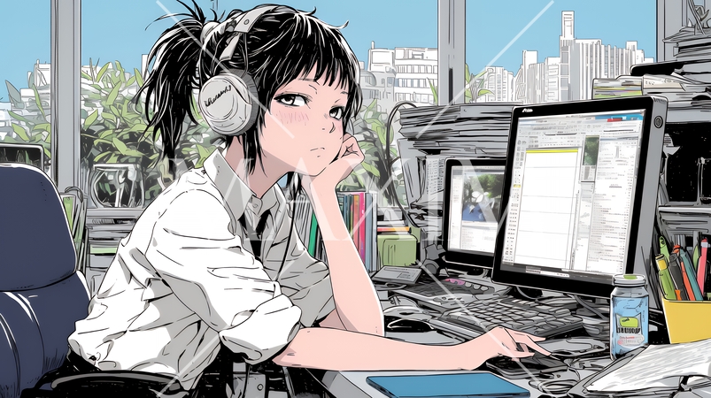 ワーカホリック：家に帰っても仕事・勉強ばかり