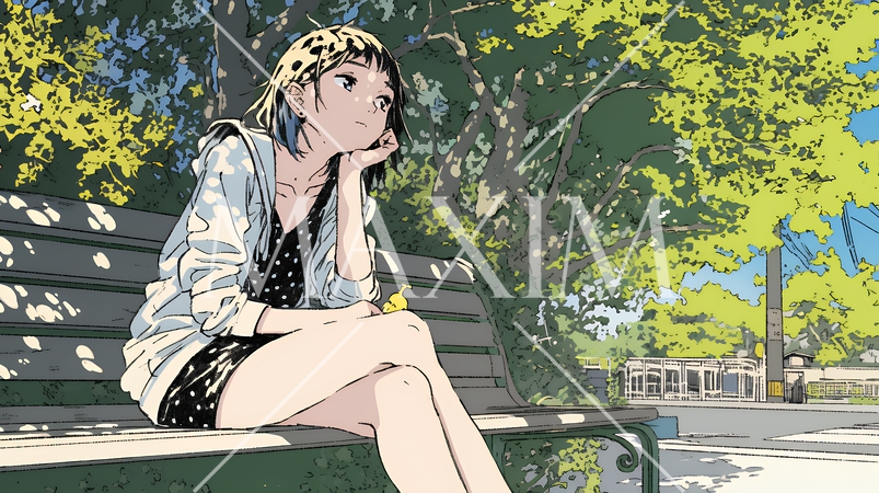 5月病の若い女子大学生