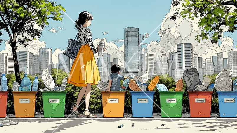 分別って難しい：分別ゴミ出しで、自分の子供分別してしまった若い母親