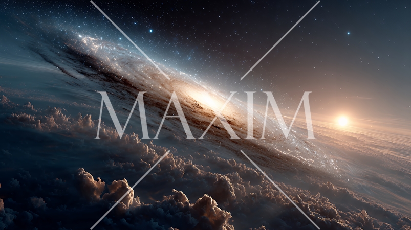 天文学のポスター用図版：広大な宇宙