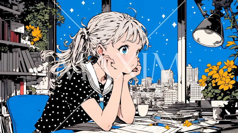 熟考しているビジネスパーソン