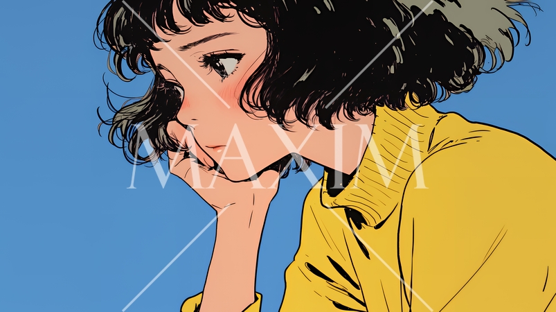 戸惑いの表情の若い女性：困惑した微妙な感情を浮かべた女性