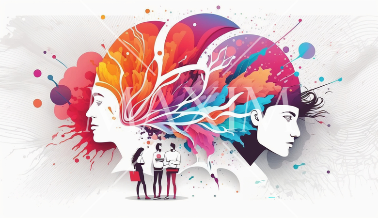 クリエイティブブレインストーミング：アーティスト、デザイナー、クリエイターのアイデア出し合い。1