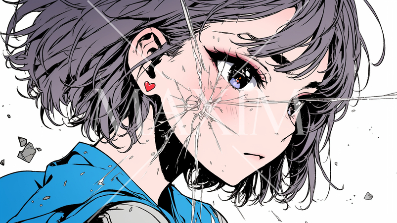 失恋して気落ちしている女の子