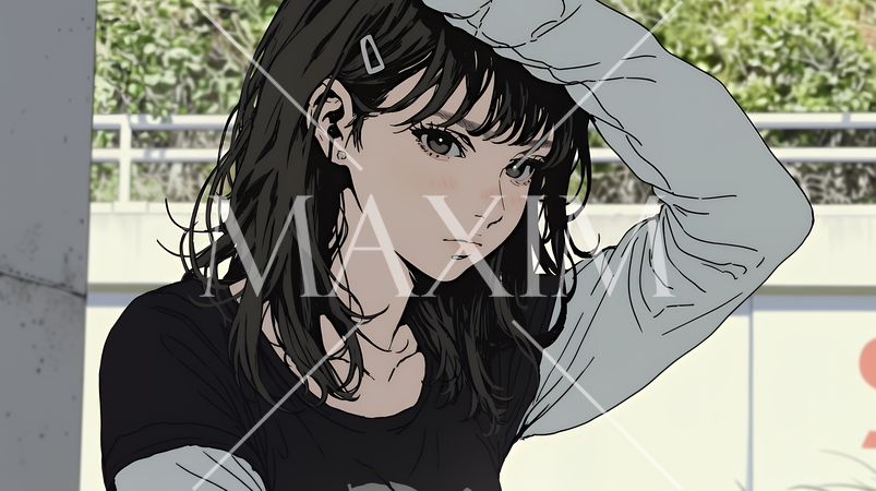 罪悪感に苛まれ、深く反省する若い女性