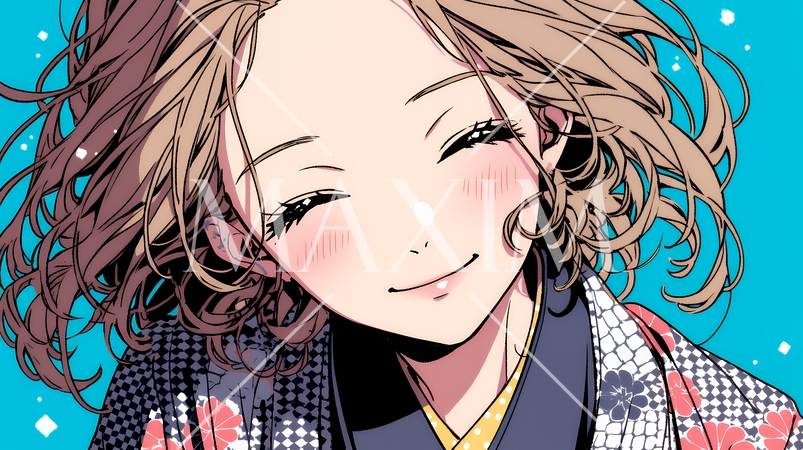 声をあげて大笑いする若い女性