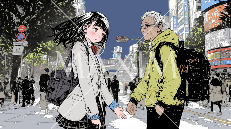 援交は犯罪です：援助交際（パパ活）の誘いを持ちかけている女子高生