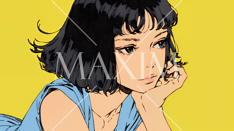 戸惑いの表情の若い女性：困惑した微妙な感情を浮かべた女性