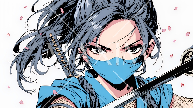 セクシーな女忍者（くノ一）