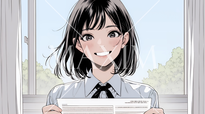 書類を確認するビジネスウーマン